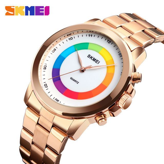 SKMEI 1491 Jam Tangan Pria Analog Tali Stainless WATCHKITE WKOS