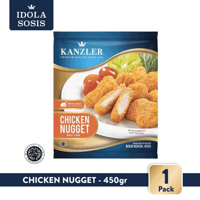 

1 Pack - Kanzler Chicken Nugget Premium 450gr