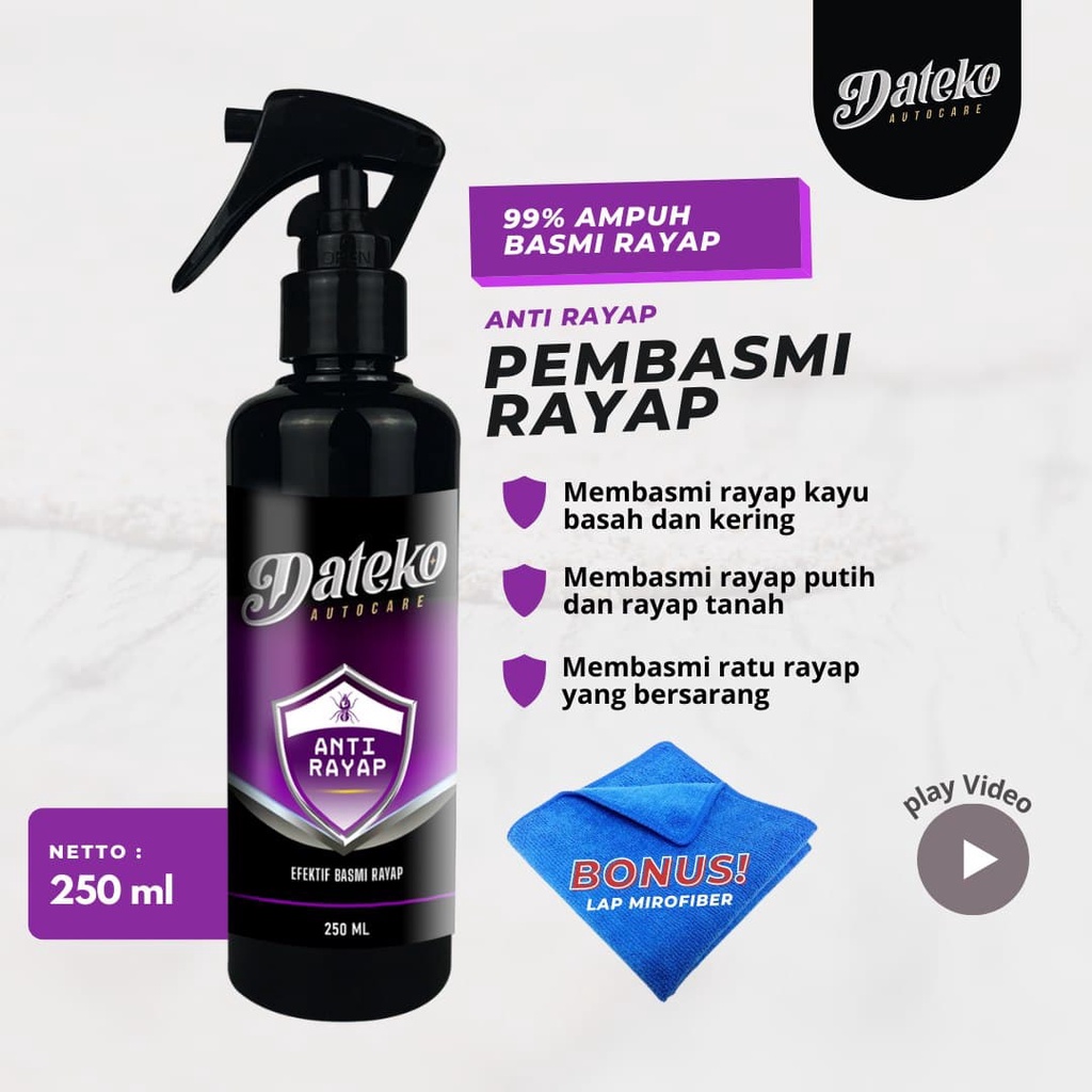 Jual DATEKO - Spray Anti Rayap Kayu Dan Tanah Ampuh - Obat Pembasmi ...