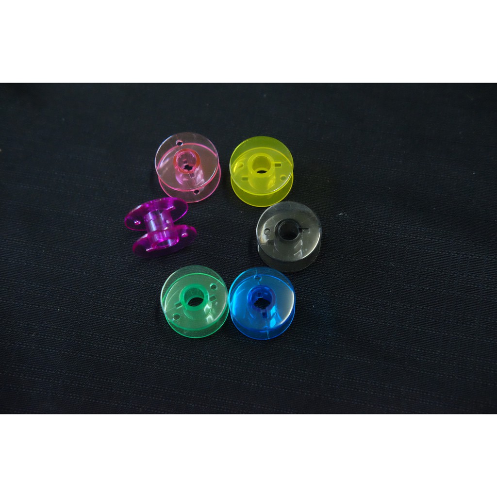 Bobbin/Spool/ SPUL WARNA WARNI Plastik (Mesin Jahit Portable)