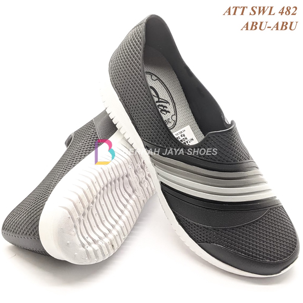 Sepatu Karet Wanita - Sepatu Karet ATT SWL 482 - Sepatu Wanita Karet Slip On Anti Air