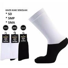 KAOS KAKI SEKOLAH SD SMP SMA TERMURAH LANGSUNG DARI PABRIK