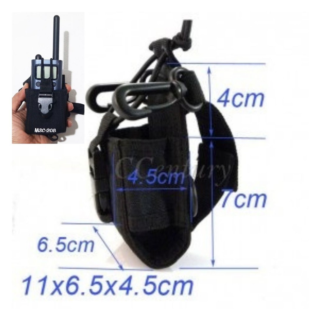 Tempat Holder Clip Bag Protector HT Walkie Talkie For Xiaomi Baofeng HP Etc Universal 111128