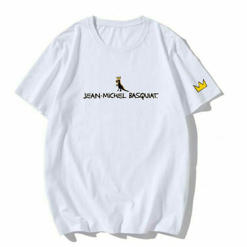 KAOS T-SHIRT JMB JEAN MICHEL BASQUIAT PUTIH