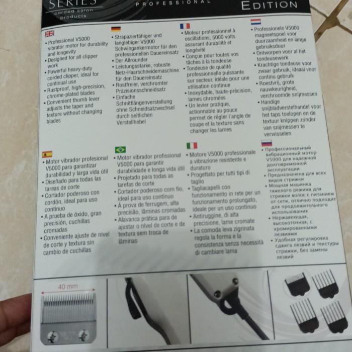 Cliper Wahl black taper ORI USA / cliper wahl hitam ( kulit jeruk )