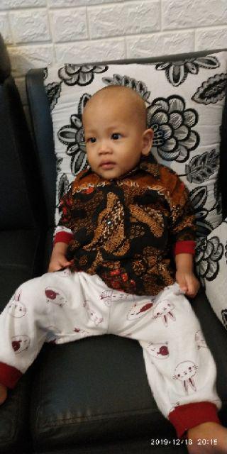 Sadana Batik - (4) Kemeja Batik Anak Size Terlengkap Kid Fashion Seragam Sekolah