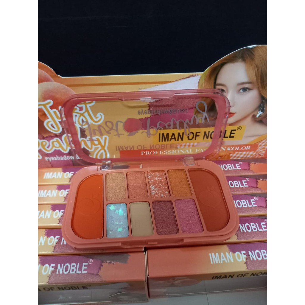 PROMO!!!EYESHADOW PALETTE JUST PEACHY IMAN OF NOBLE NO.6658