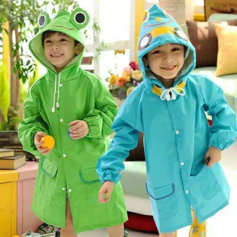 Jas Hujan Anak Lucu Hoddie Jas Hujan Motif Funny Rain Coat For Kids