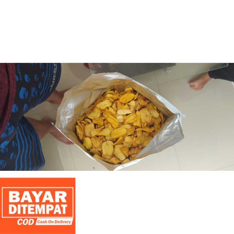 Jual Keripik Nangka 250gram Kripik Buah Kemasan Murah Shopee Indonesia