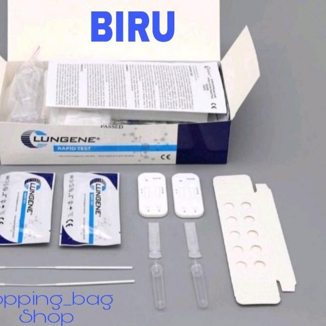 ✤ ALAT TEST SWAB ANTIGEN LUNGENE BIRU / TEST SWAB / ALAT RAPID ANTIGEN / RAPID TEST ANTIGEN MANDIRI