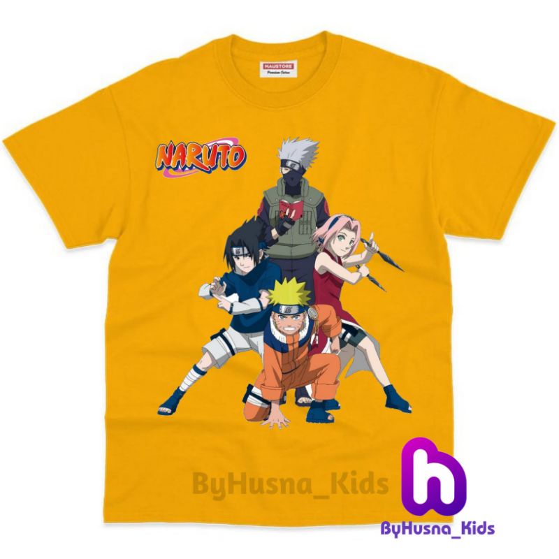 NARUTO BAJU ANAK KAOS ANAK NARUTO BORUTO  ATASAN ANAK PAKAIAN ANAK UNISEX CEWEK COWOK BAJU ANAK BALI