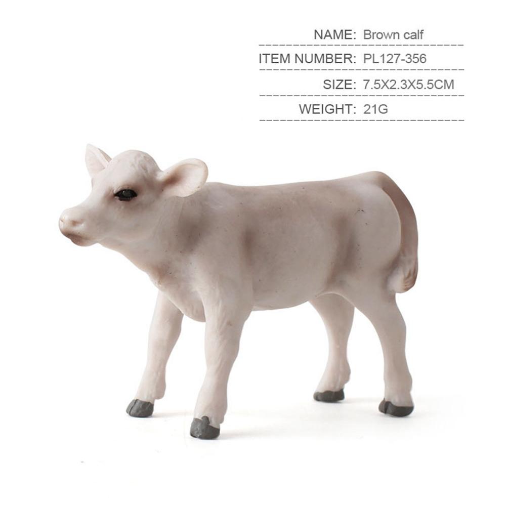 Populer 1 /6pcs Cow Action Figure Multistyles Fun Toys Model Anak Anak Bayi Model Plastik