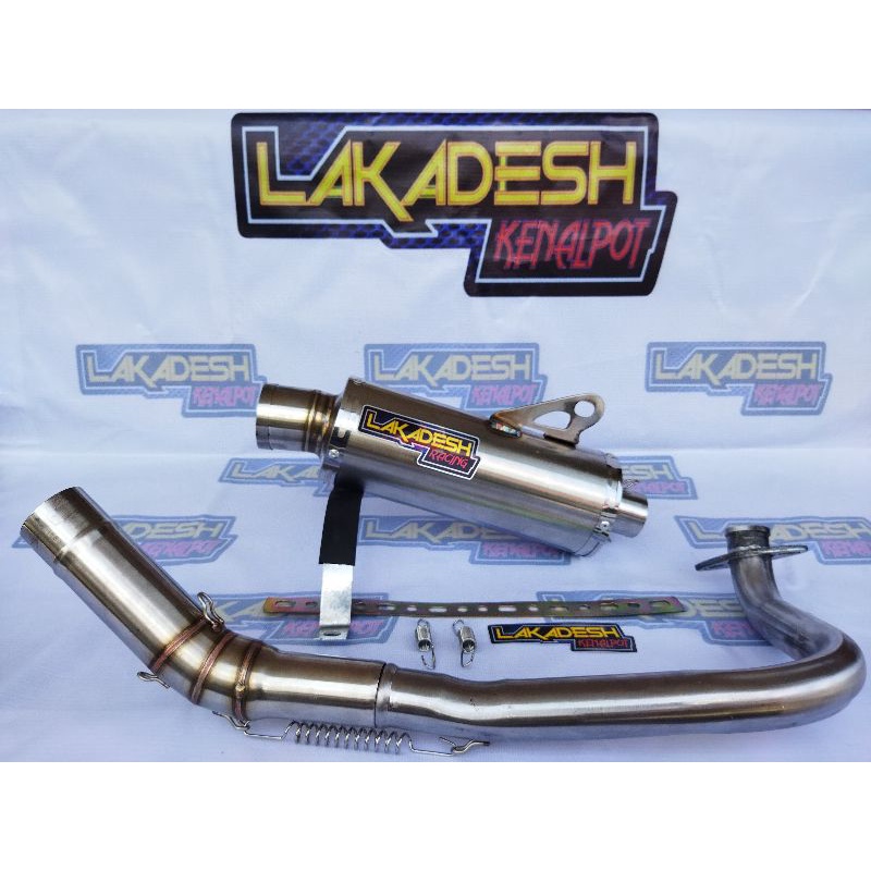 KNALPOT LAKADESH RACING (INLET 38/50) ALL MATIC BEAT MIO VARIO AEROX SCOOPY NMAX PCX LEXI ADV DLL