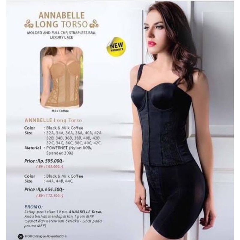 Paket daftar member + Longtorso Fiori Annabelle