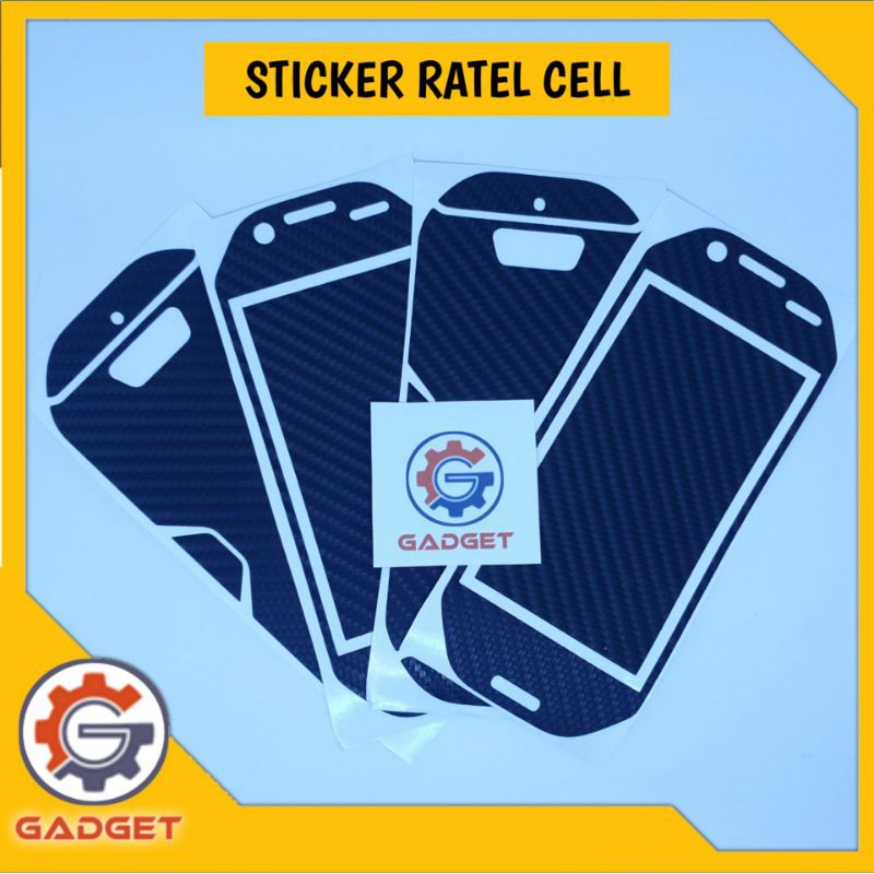 Skin Case Carbon Ratel Cell R1020 Stiker Anti Lecet