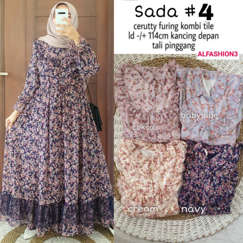 SADA MAXY #4 BY AL FASHION (100%ORI) CERUTY FULL FURING ( TERJANGKAU & FASHIONABLE )