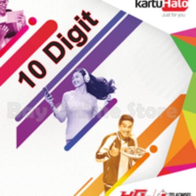 Kartu Halo 10 digit murah terbaik