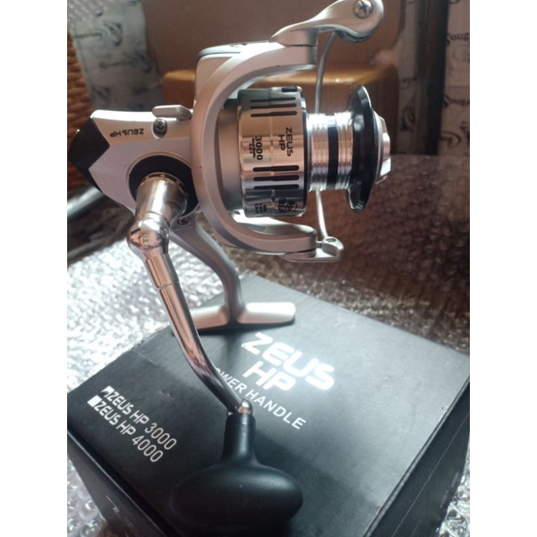 reel power hendel spining Zeus hp rel pancing power hendle sepining lizard Zeus hp 3000