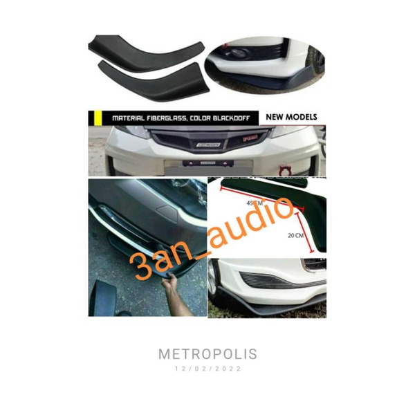 Winglet Bumper Variasi Mobil Agya/Ayla