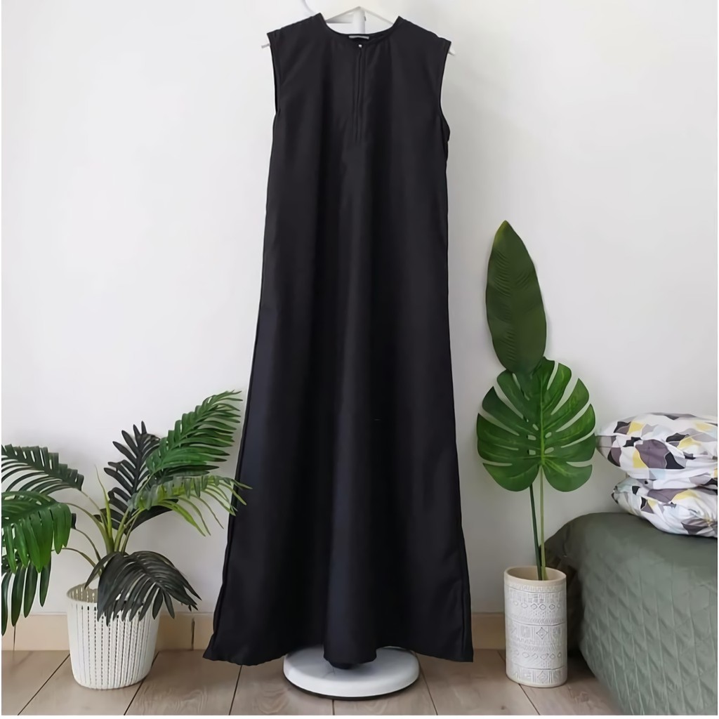 INNER DRESS SINGLET DALAMAN GAMIS MUSLIM - DALAMAN SINGLET MANSET DALAMAN TANPA LENGAN