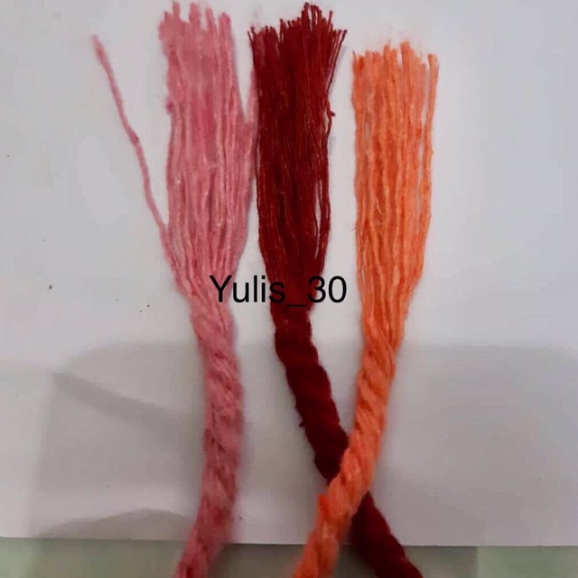 Benang katun macrame size 4mm berat 100gr