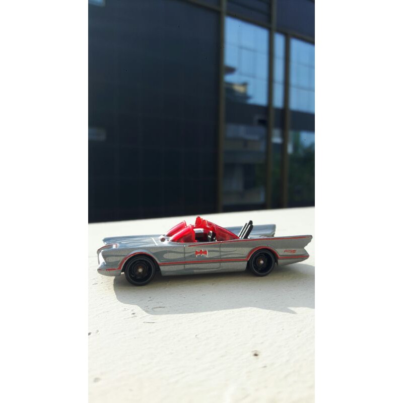 Hotwheels loose batmobile car silver BB 1999 car diecast