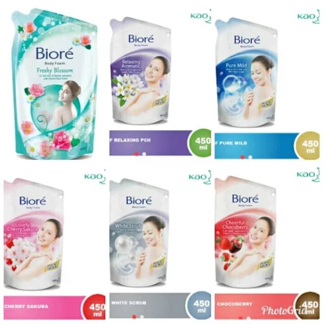 biore sabun cair 450 ml