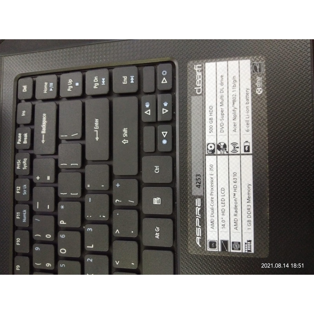 LAPTOP SECOND BEKAS ACER 4253 TERMURAH TERBAGUS