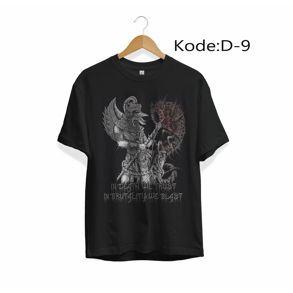 KAOS INDONESIA DEATH METAL TSHIRT MUSIK ROCK IDDM 09