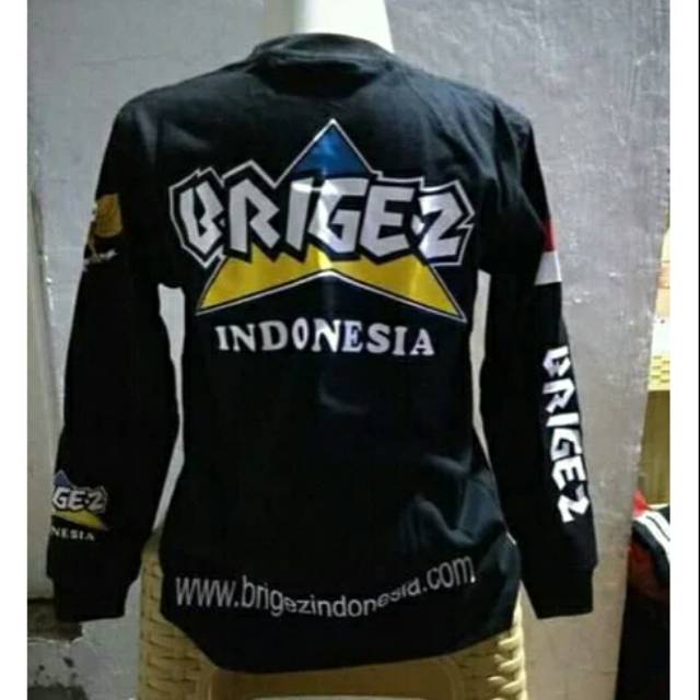 KAOS T-SHIRT BRIGEZ INDONESIA TANGAN PANJANG