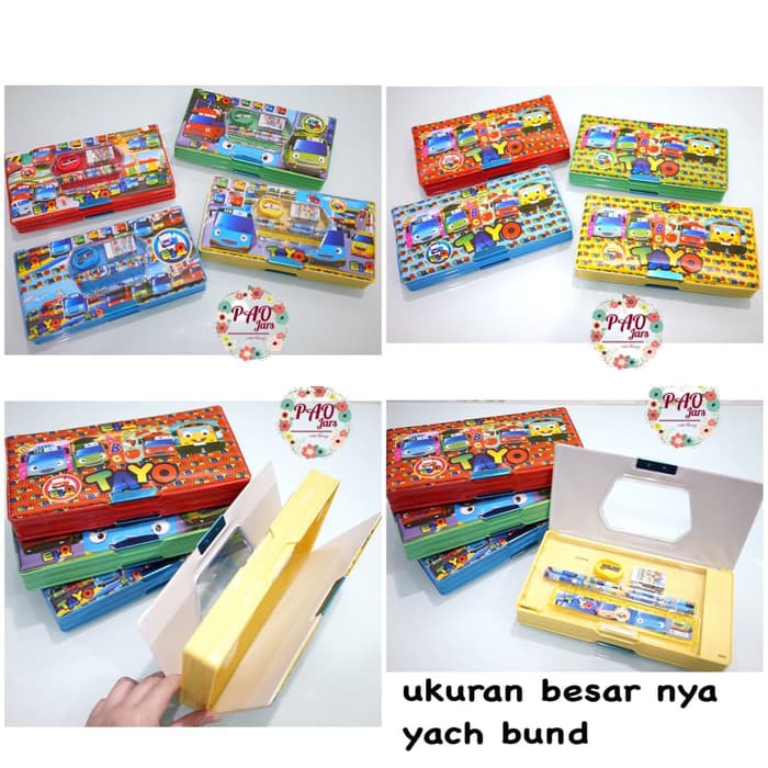 

kotak pensil tayo / tempat pensil anak sekolah / tempat pensil tayo