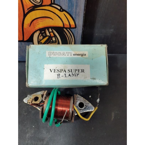 spul lampu ducati 12volt vespa super/new old stock(nos)