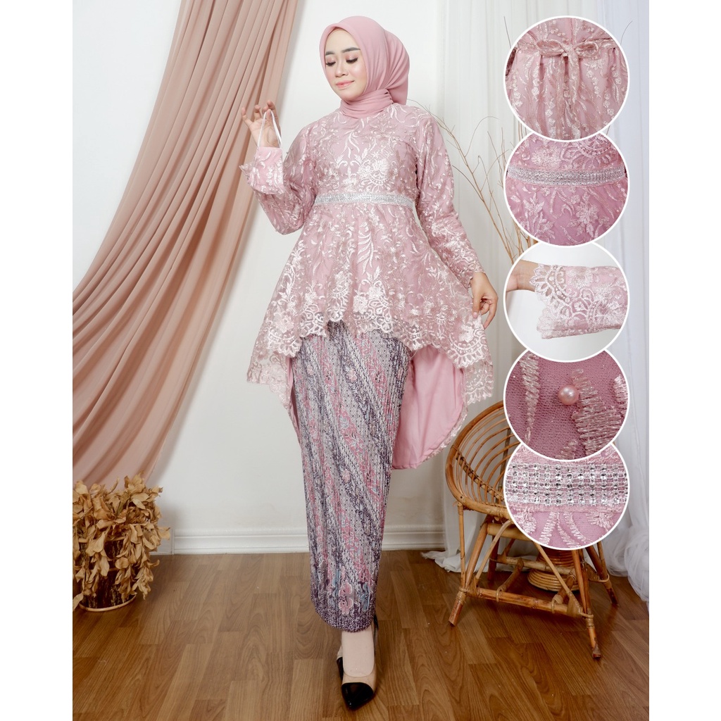 Set Lesti Kejora Payet || Set Wisuda Remaja Masa Kini || Seragam Pesta Keluarga || Terlaris!! Set Wisuda Modern 2022 || Set Kebaya Mewah || Set Kebaya Cantik Terpopuler