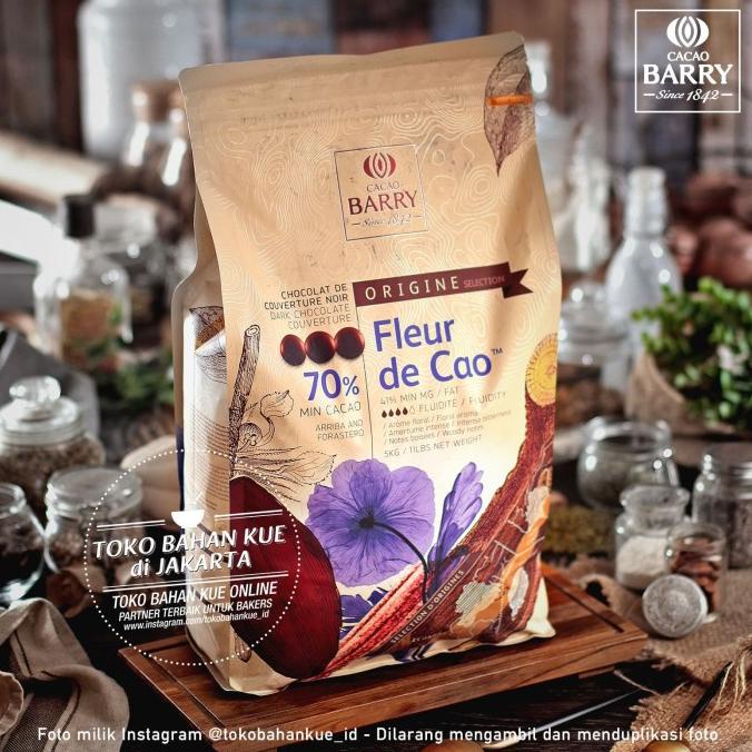 

Cacao Barry - Fleur De Cao 500gr 70% Dark Chocolate Couverture Baking