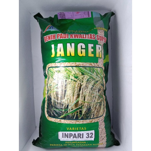 Benih Padi Kwalitas Super INPARI 32 cap JANGER 5kg