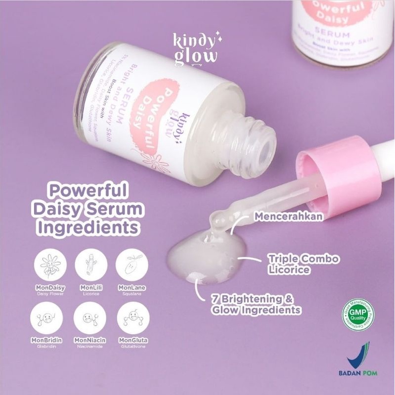 Kindy Glow Daisy Series | Toner | Serum | Day Cream | Night Cream