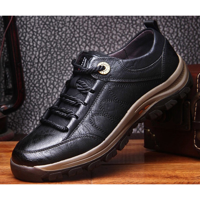 Sepatu K11 Kulit- Sepatu Formal Pria Keren- Sepatu Kulit Pria Asli Import- Sepatu Kulit Pria Original- Sepatu Jalan Jalan Pria- Sepatu Pria Kasual- Sepatu Pria Model Terbaru- Sepatu Pria Buat Kerja- Sneakers Kulit Pria Original- COD-3