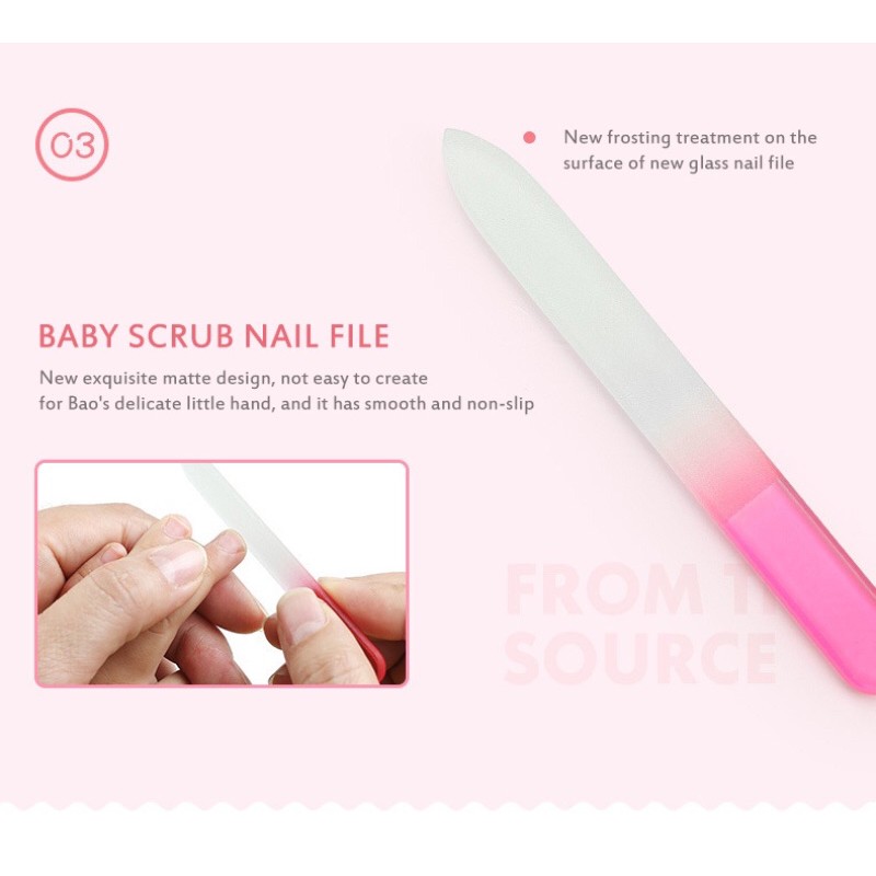 IMPORT Gunting Kuku Bayi Set 4in1 Komplit Menicure Baby Nail Cutter Import Baby care Safe