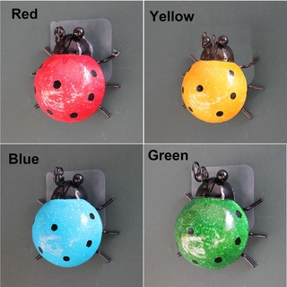 COZEE Patio Lawn Fence Metal Ladybugs Cute 3D Wall Art Wall Sculptures