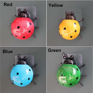 COZEE Patio Lawn Fence Metal Ladybugs Cute 3D Wall Art Wall Sculptures