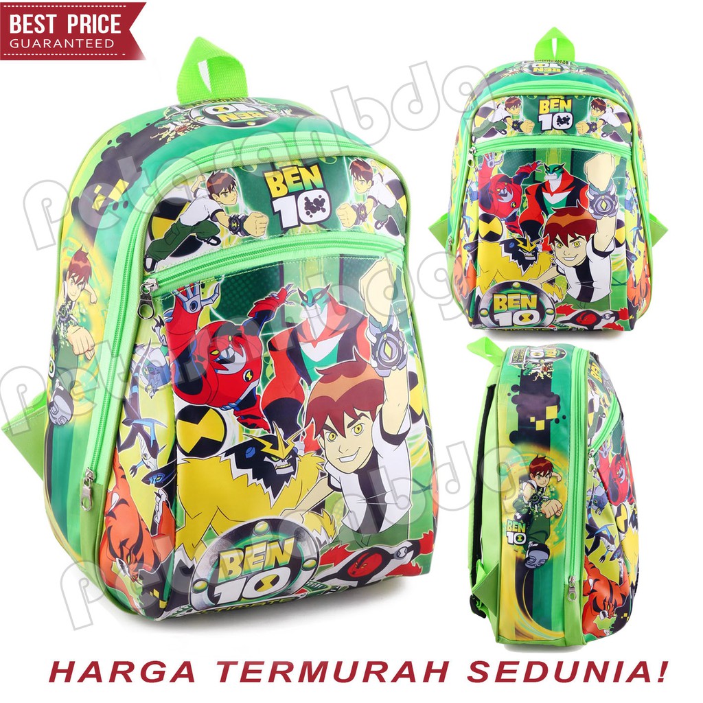 PTS -Ransel Sekolah Anak Sekolah Play Group Bahan Sponge Tahan Air Karakter Anak Bentuk Mobil Lucu - Buncit