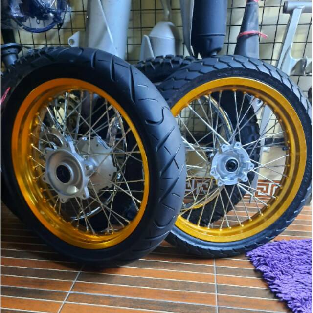 ban set velg set pelek supermoto crf150L