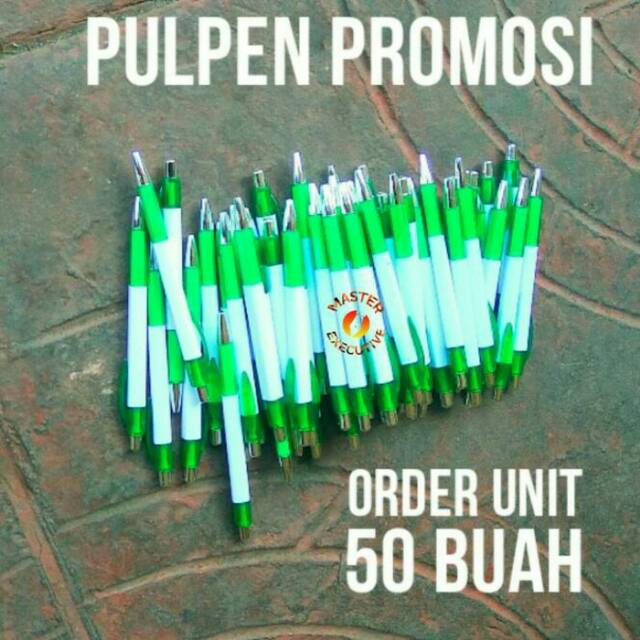 

Jual Pulpen Promosi Kotak Putih Hijau // Carinex // Pembelian minimal 50 pc
