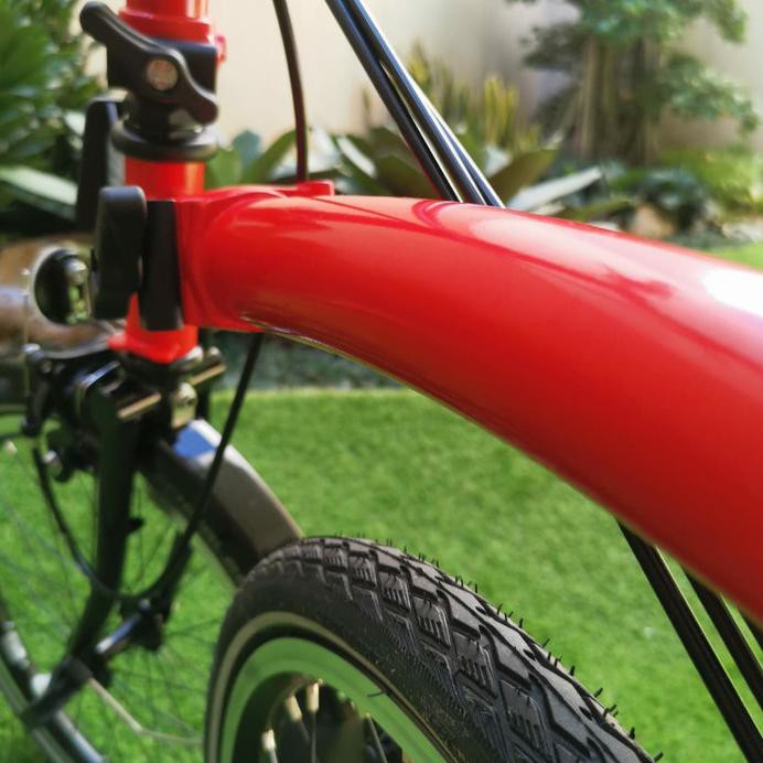 Brompton M6L-X Black Edition Superlight Titan Red Rocket 2020 edition