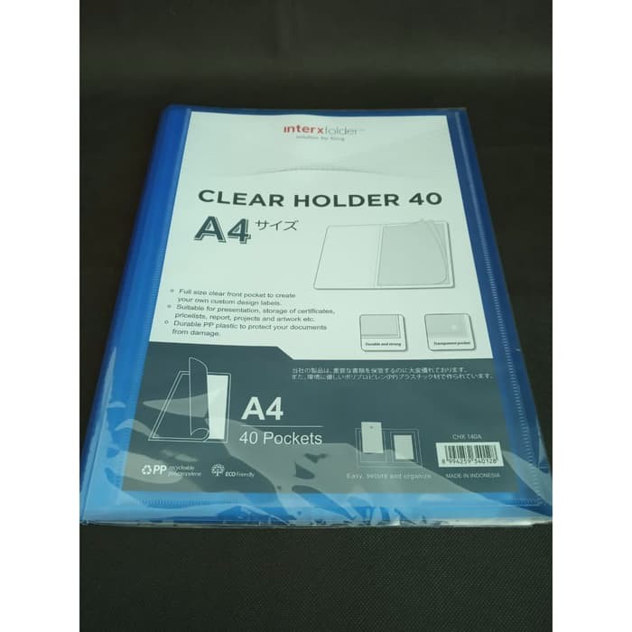 

Clear Holder Inter-X A4-40