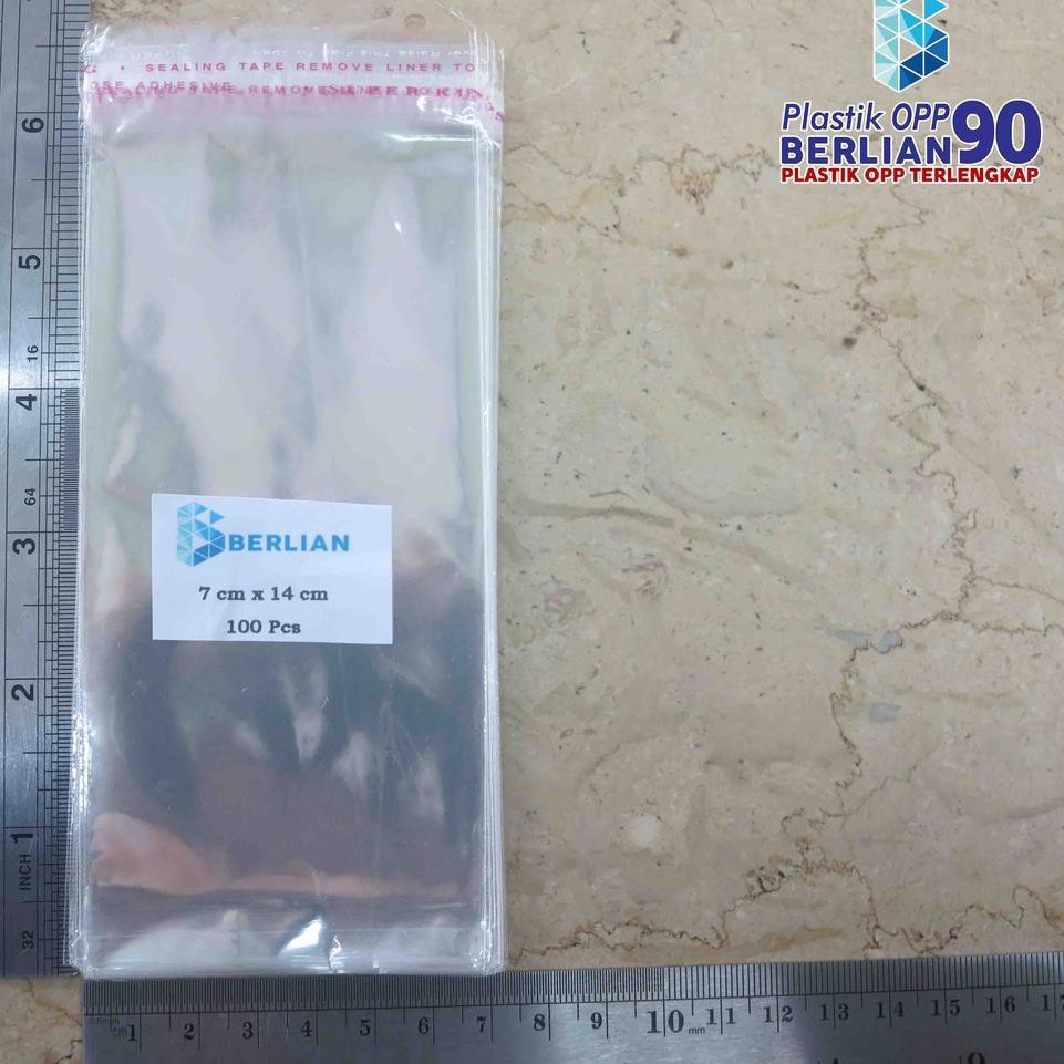 

➯Q9V 7X14 CM PLASTIK OPP (SEAL/LEM) TEBAL 18 MIC ASLI / PLASTIK KEMASAN KUE / ROTI / BOLU / MAKANAN