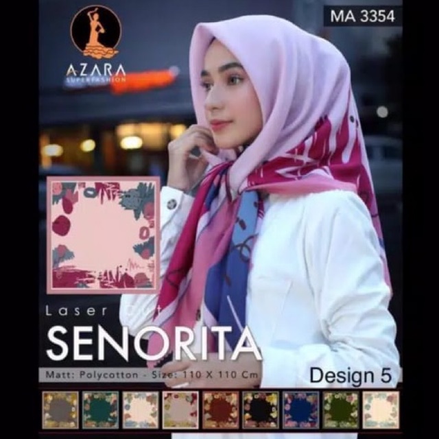 PROMO 360.000 isi 20pcs AZARA MOTIF SENORITA LC