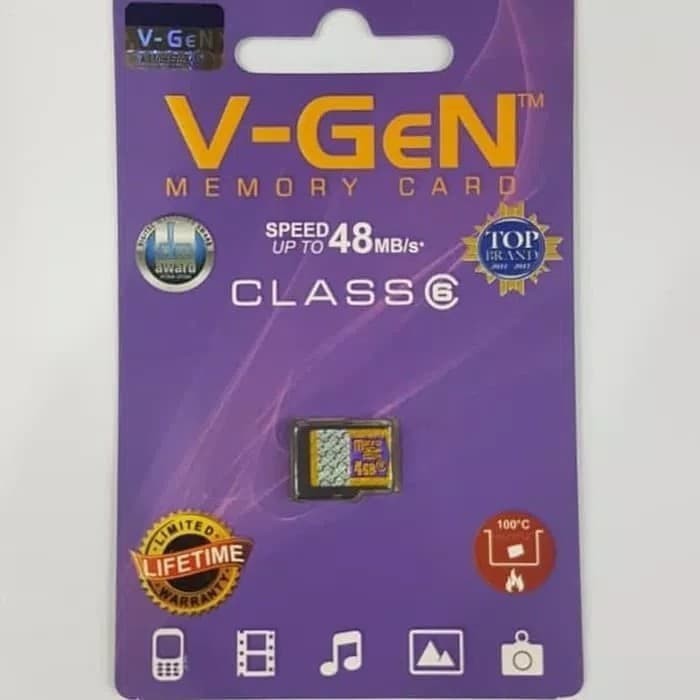 Memory micro sd card V-GEN 4GB