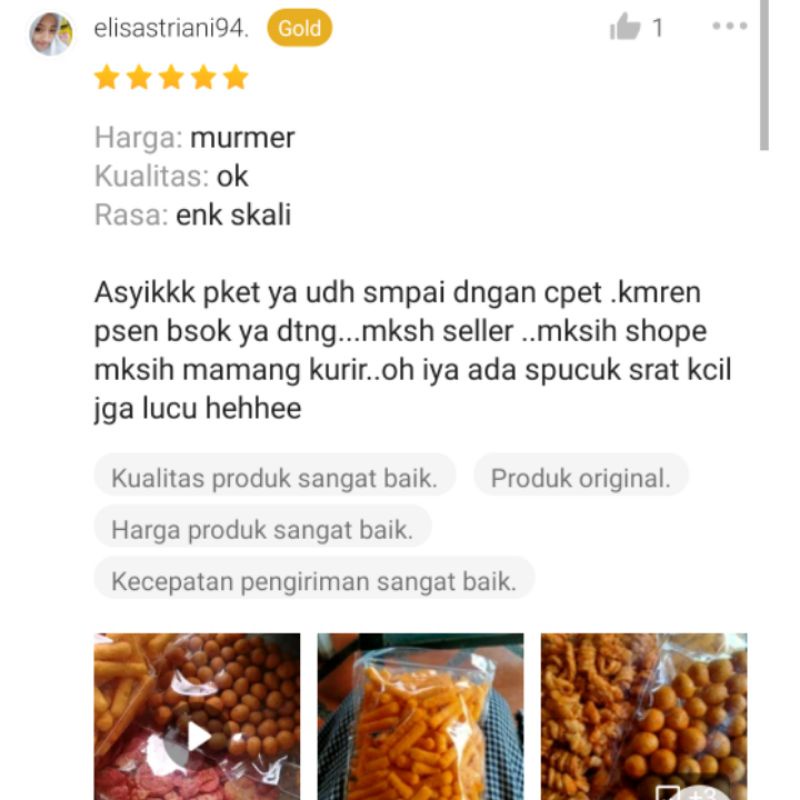 [PROMO] SNACK KILOAN SERBA GOCENG 5RIBU RECOMMENDED/JAJANAN MURAH ENAK