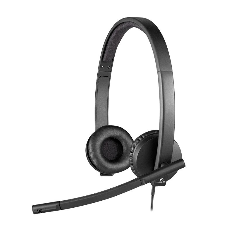 Headset Logitech H570E USB Stereo - Logitech H570 E USB Headset